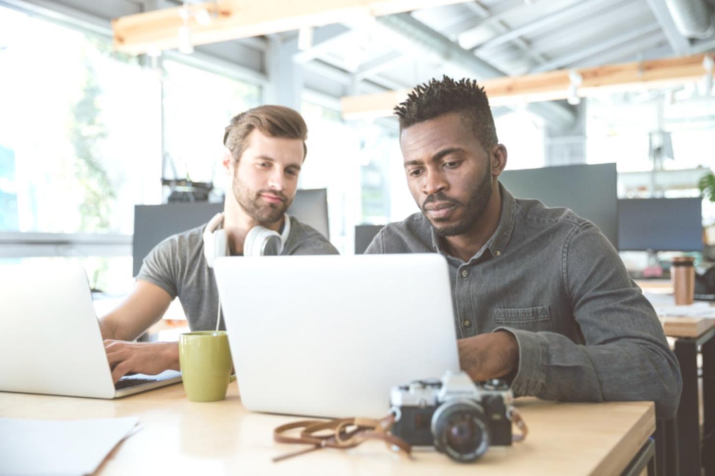 Financial analysis workspace with data visualization tools